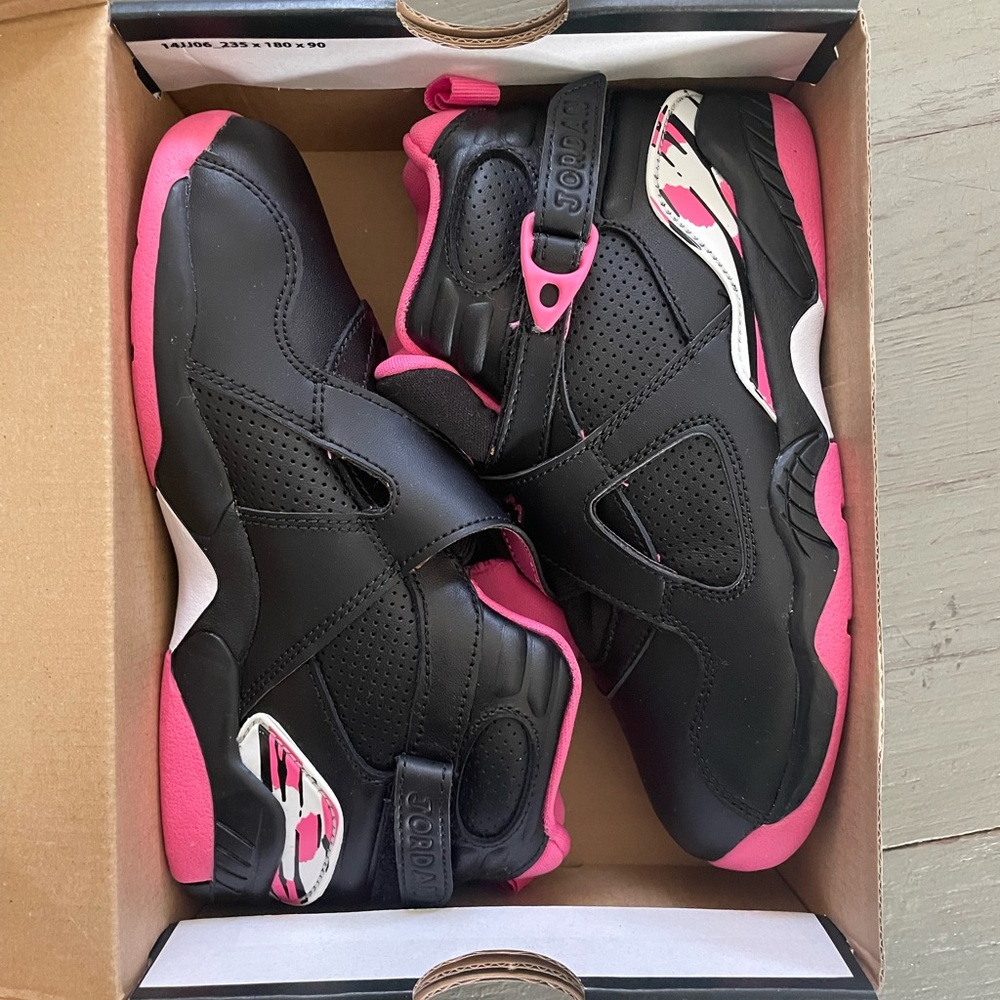 Brand new Jordan 8 Retro. Youth size 1. Never worn.